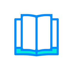 E-commerce mall blue colored icon pack