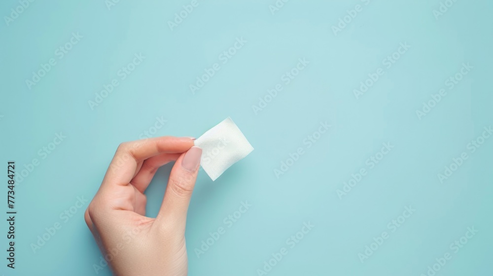 Poster a person holding a piece of paper, versatile image for various concepts