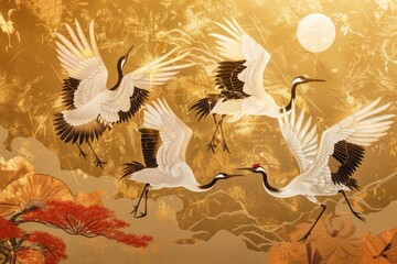 A group of birds flying together, suitable for various nature and wildlife concepts