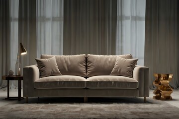 sofa in room