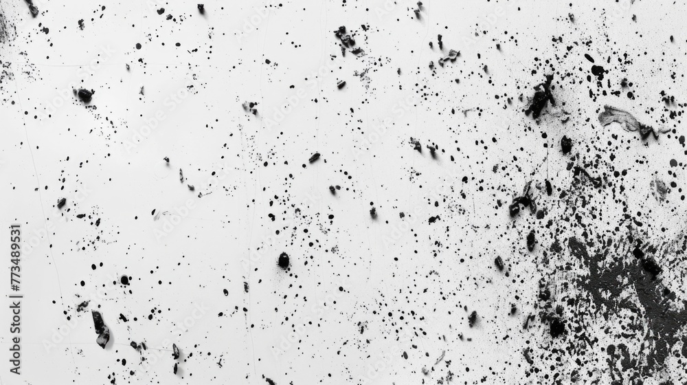 Poster A black and white photo of a dirty wall. Suitable for adding texture to design projects