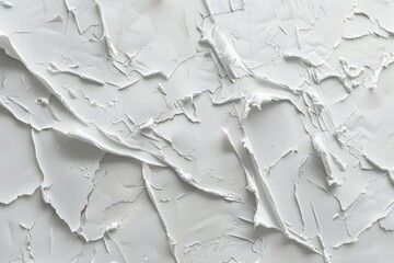 Detailed close up of white paint on a wall, perfect for backgrounds and textures