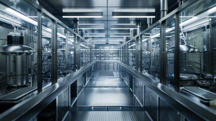 A biocontainment facility, specially designed to safely study dangerous pathogens and develop effective treatments