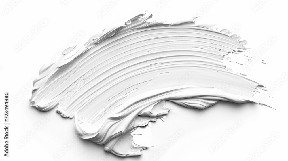 Poster close up of white paint on a surface, suitable for various design projects