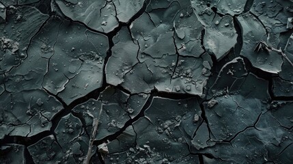 Detailed view of cracked water surface. Suitable for backgrounds