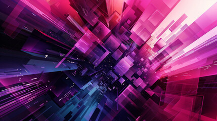 Dynamic abstract digital art background