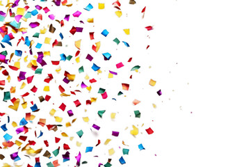 confetti transparent holiday items Colorful flying. paper Multicolored Realistic scattered decorations. background. children childish birthday three-dimensional background overlapping colours round ce