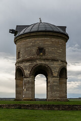 Chesterton Windmill in with a incoming storm on the background