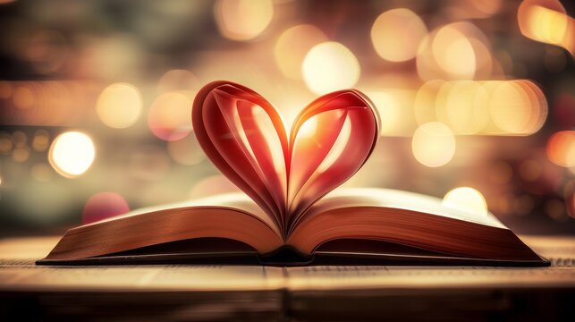 inside of book heart..