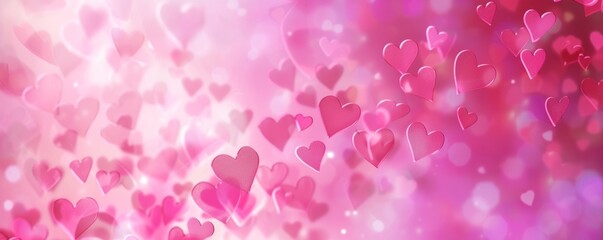 Abstract pink love background. Concept of affection