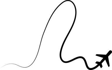 Airplane routes, travel, tracing, flight. Business concept