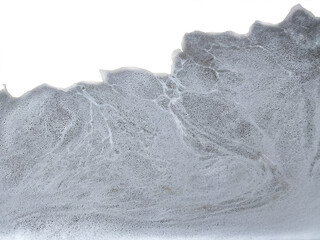 mound of soap suds isolated