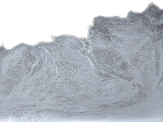 mound of soap suds isolated