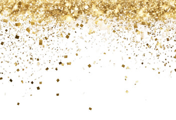 Frame background sparkle splatter Gold confetti transparent border Foil brush luxury stroke sparkling glistering illustration decoration pattern iso