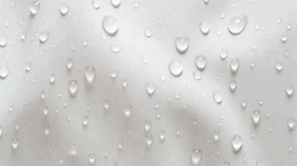 White cloth with water droplets, highlighting the texture and moisture present