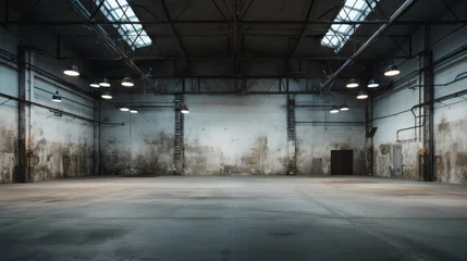 Foto op Plexiglas Empty industrial space interior. © JH45