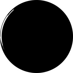Circle brush for stamp, ink and paintbrush design