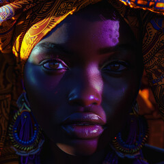 Portrait of a beauitful african woman