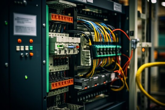 The Heart of Automation: A Programmable Controller amidst its Natural Industrial Habitat