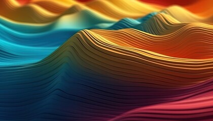 abstract background with warm and cold colors in order and gradients