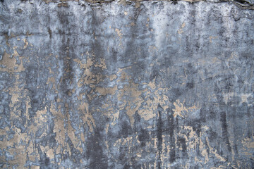 Shabby Old grungy concrete wall as background or texture, Old brown gray rusty vintage