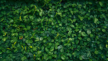 Obraz premium green leaves background