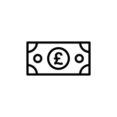 Money icon vector isolated on white background. Money vector icon. Dollar icon