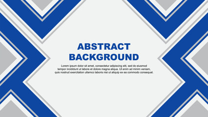 Abstract Blue Background Design Template. Banner Wallpaper Vector Illustration. Blue Vector