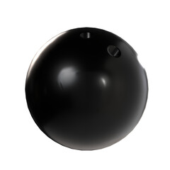 Bowling Ball isolated on transparent background