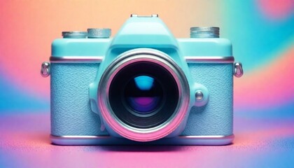 surreal and dreamlike A camera icon representing p (6) - obrazy, fototapety, plakaty