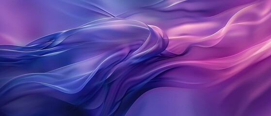 abstract background with smooth lines in violet and blue colors, illustration