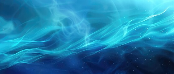 abstract blue background with some smooth lines in it and a gradient