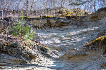 Ledges in Ledges State Park in the Spring