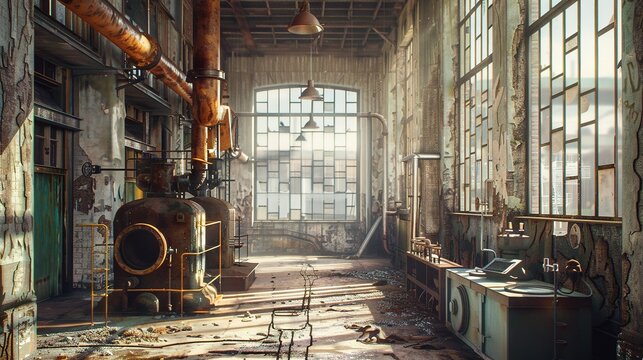 Old industry background for all your online meetings