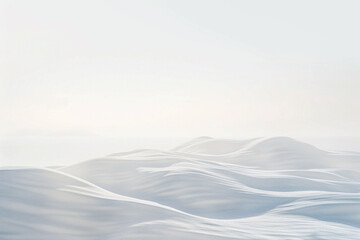 A serene and minimalist image featuring a milky white abstract background, exuding calmness and...