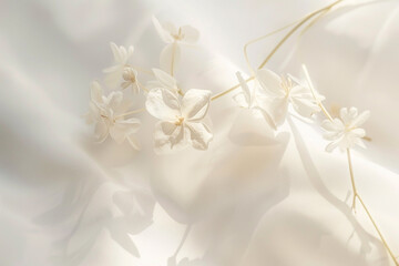 A serene and minimalist image featuring a milky white abstract background, exuding calmness and purity.