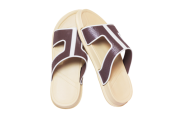 Sandals isolated on white background, clipping path