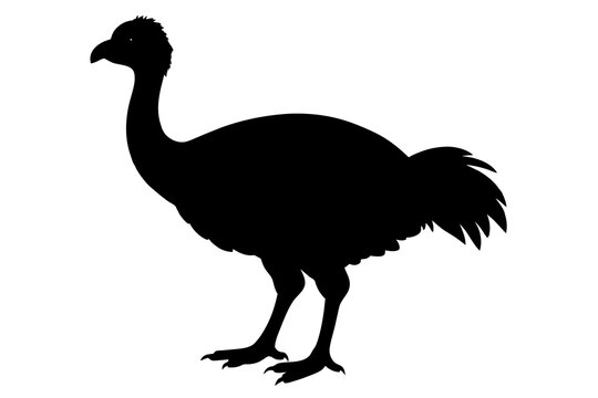 recommend clip art: mauritius dodo silhouette vector illustration