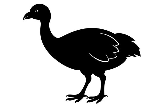 recommend clip art: mauritius dodo silhouette vector illustration