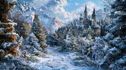 Majestic winter wonderland