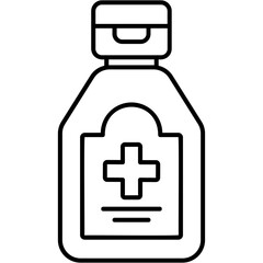 Obraz premium Antiseptic Icon