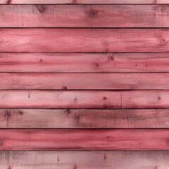 Fototapeta premium Red wood wall background, textured in the style of pink and gray, wooden planks, red paint, closeup. Seamless texture