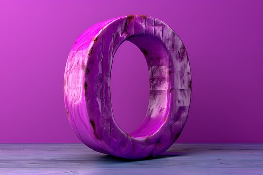 "O" ON Lavender BACKGROUND 4K HD ULTRA