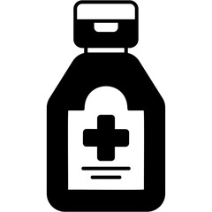 Fototapeta premium Antiseptic Icon