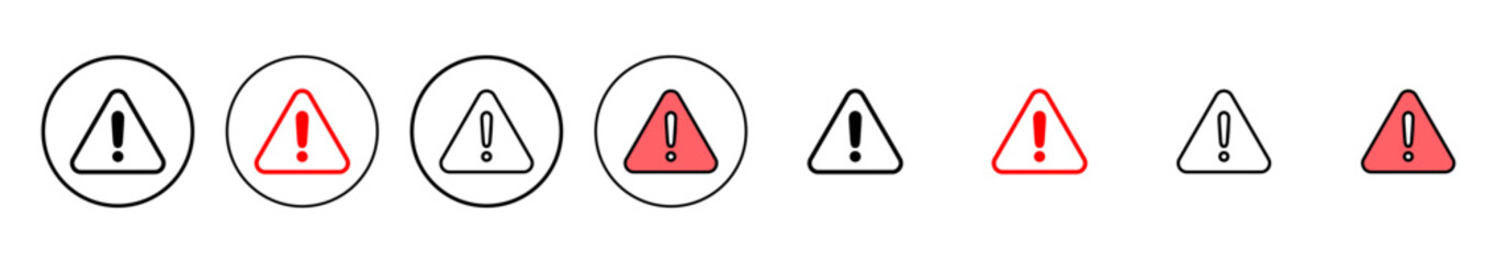 Exclamation danger sign illustration. attention sign and symbol. Hazard warning attention sign - obrazy, fototapety, plakaty