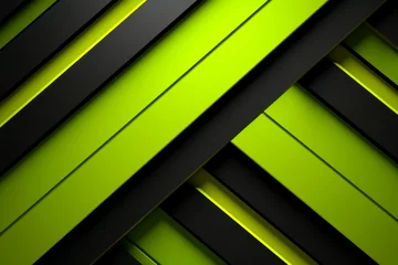 Fotobehang Abstract green metallic wall background © AITTHIPHONG