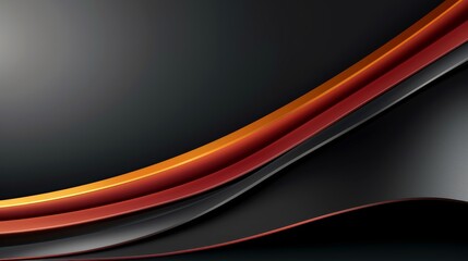 Modern dark orange overlapping dimension line bar design, abstract background - obrazy, fototapety, plakaty