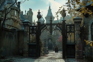 At the city gates, guards use facial recognition to identify visitors, quickly granting access to known friends of the realm.