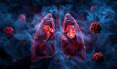 Explore lung cancer and related pulmonary illnesses visually