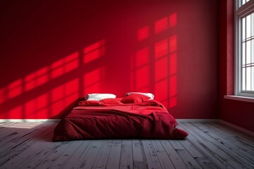 Red luxury Bedroom